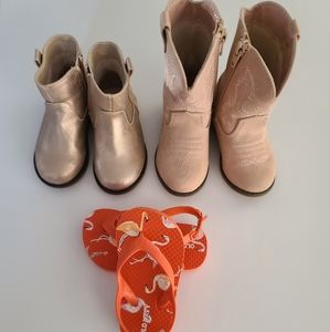 3 Pairs of Toddler Size 5 Shoes